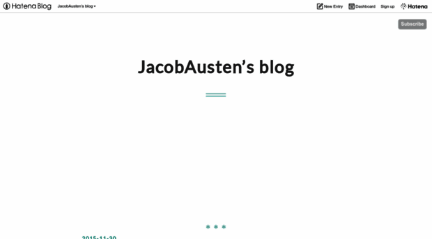 jacobausten.hatenablog.com