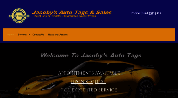 jacobysautotags.com