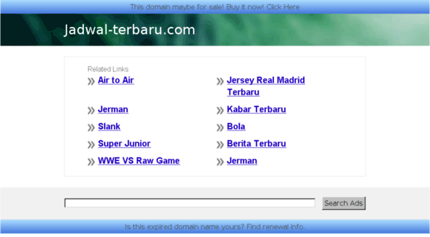 jadwal-terbaru.com