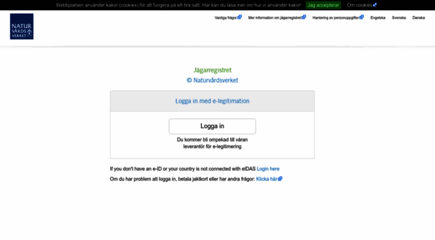 jagarregistret.naturvardsverket.se