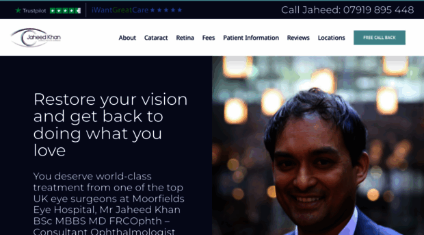 jaheedkhan.co.uk - Cataract Surgery London - Jahe... - Jaheed Khan