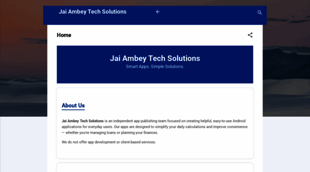 jaiambeytechsolutions.blogspot.com