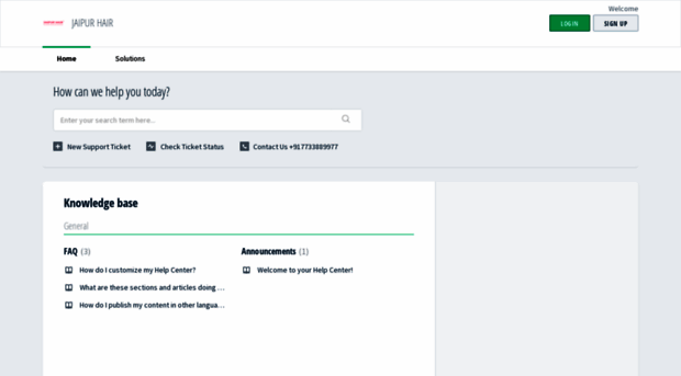 jaipurhair.freshdesk.com