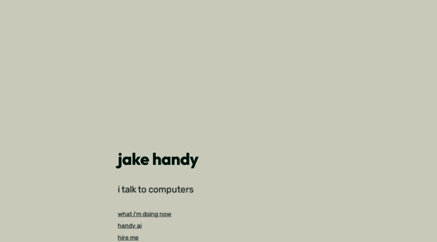 jakehandy.com