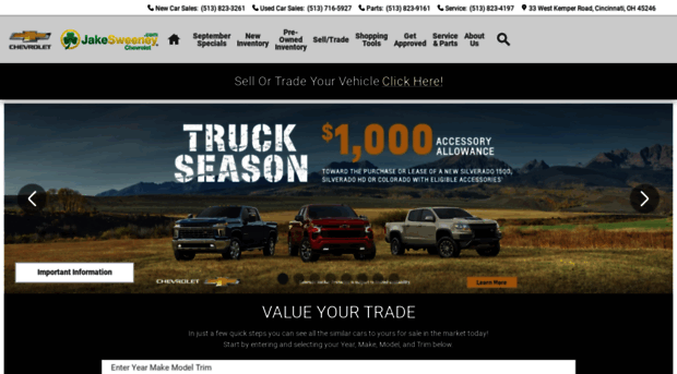 jakesweeneychevrolet.com