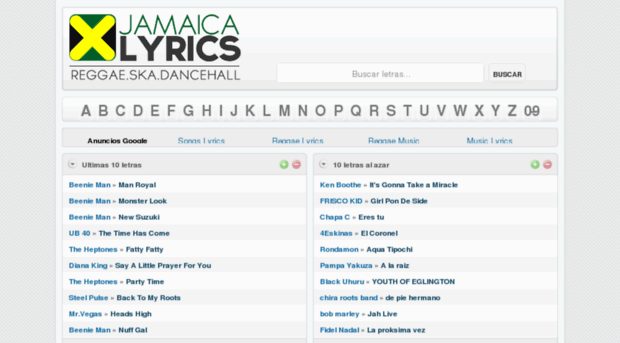 jamaicalyrics.com.ar