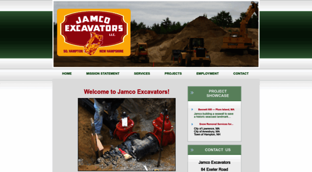 jamcoexcavators.com