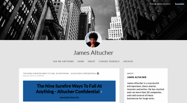 jamesaltucher.tumblr.com