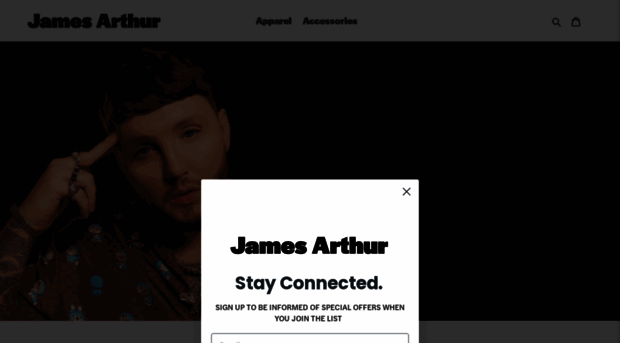 jamesarthur.backstreetmerch.com