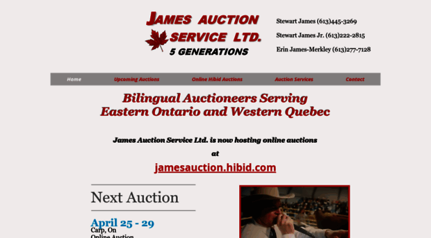 jamesauction.com