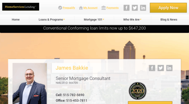 jamesbakkie.homeserviceslending.com