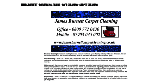 jamesburnettcarpetcleaning.co.uk
