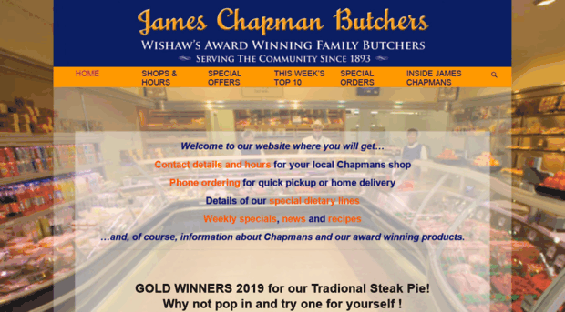 jameschapmanbutchers.co.uk