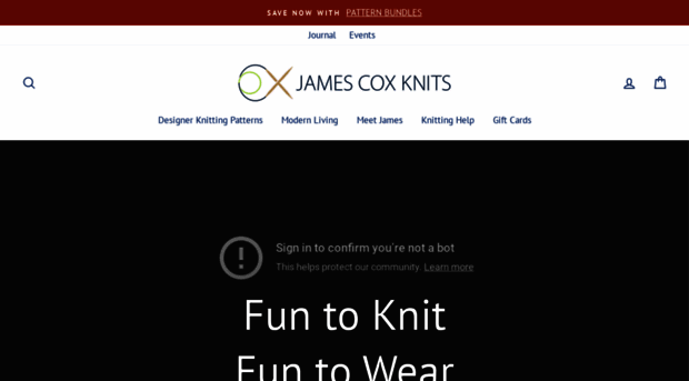 jamescoxknits.com