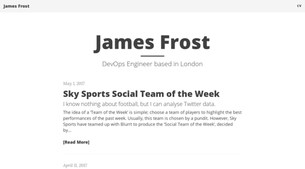 jamesfrost.me