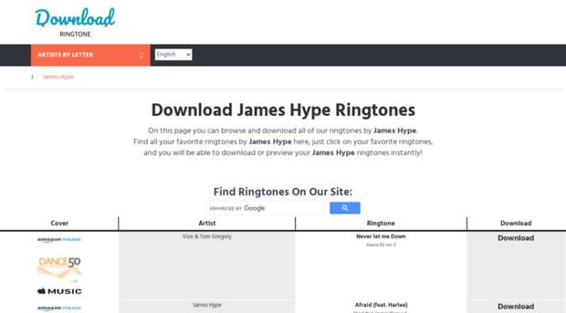 jameshype.download-ringtone.com