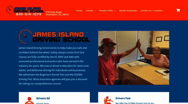 jamesislanddrivingschool.com