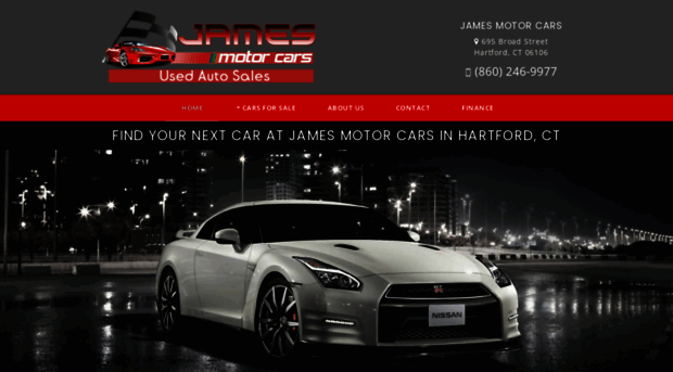 jamesmotorcars.net