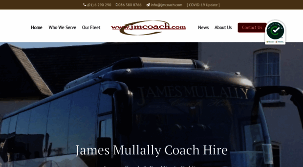 jamesmullallycoachhire.com