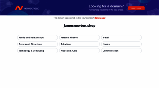 jamesnewton.shop