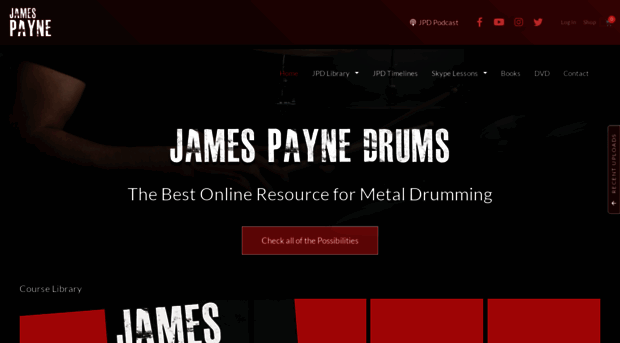 jamespaynedrums.com