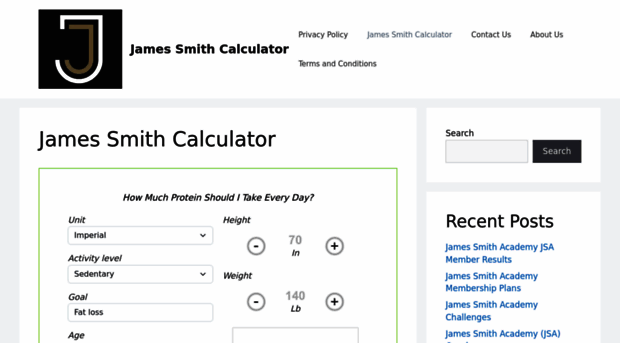 jamessmithcalculator.com