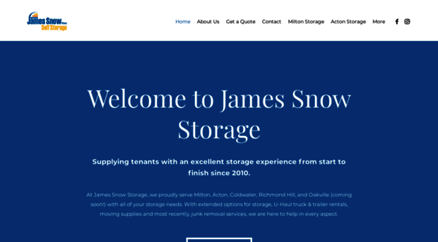 jamessnowstorage.com