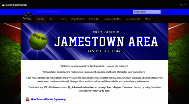 jamestownfastpitch.com