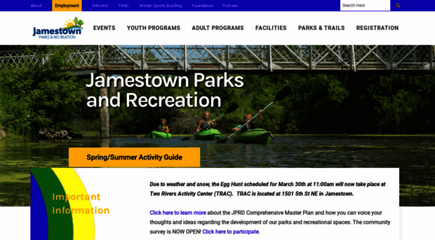 jamestownparksandrec.com