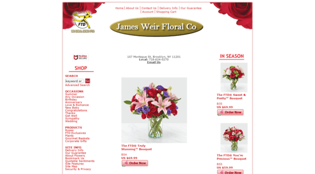 jamesweirflorist.com