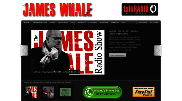 jameswhaleradio.co.uk