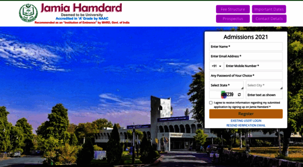 jamiahamdard.nopaperforms.com