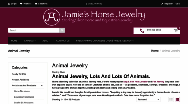 jamiesanimaljewelry.com