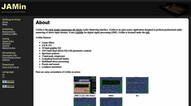 jamin.sourceforge.net