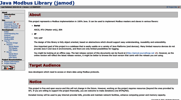 jamod.sourceforge.net