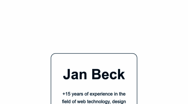 jancbeck.com