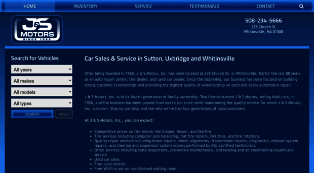 jandsmotorsinc.com