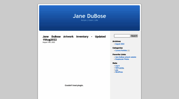 janedubose.com