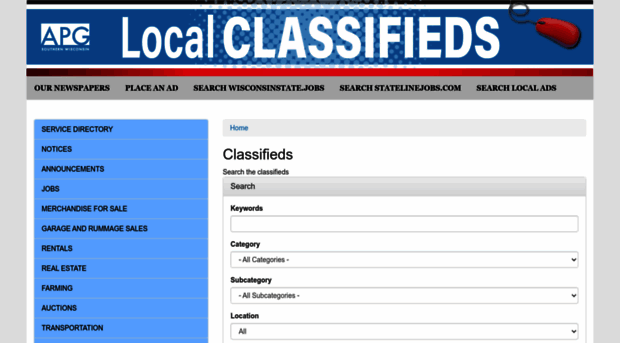 janesvilleclassifieds.com