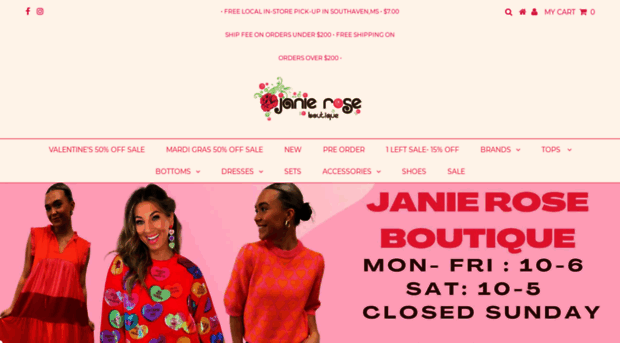 janieroseboutique.com