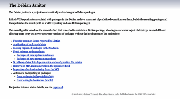 janitor.debian.net
