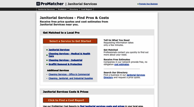 janitorial.promatcher.com