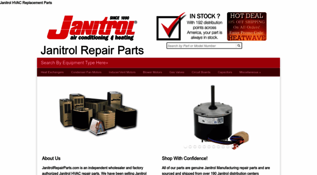 janitrolrepairparts.com