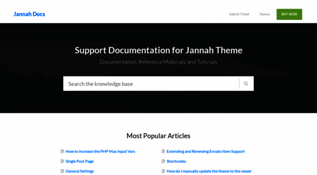 jannah.helpscoutdocs.com