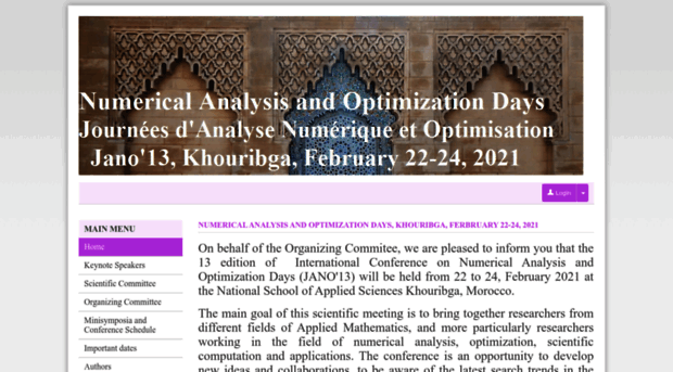 jano13khouribga.sciencesconf.org