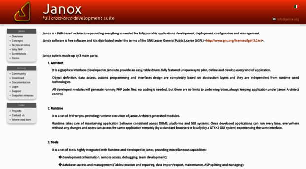 janox.sourceforge.net