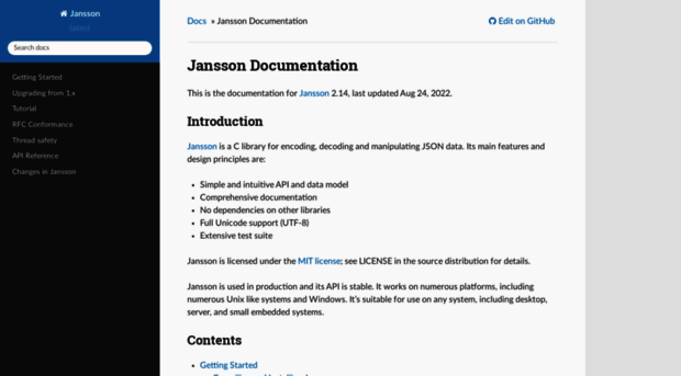 jansson.readthedocs.io