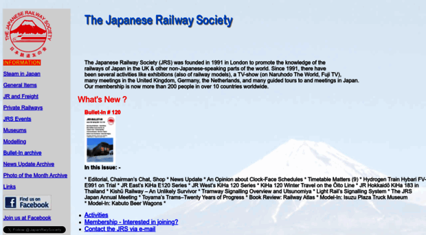 japaneserailwaysociety.com