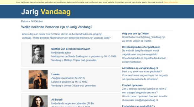 jarigvandaag.nl
