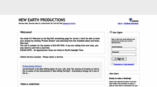 jarradhewett.clickbook.net